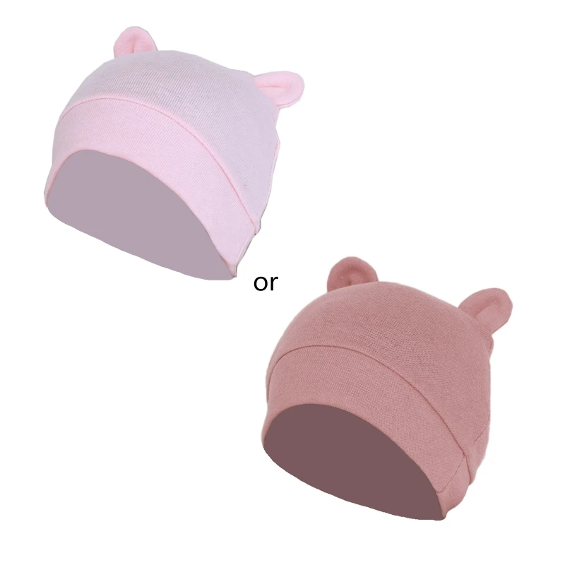 

Toddler Boys Girls Headwrap Newborn Shower Gifts Baby Bear Ears Hat Hospital Hat Spring Summer Turban