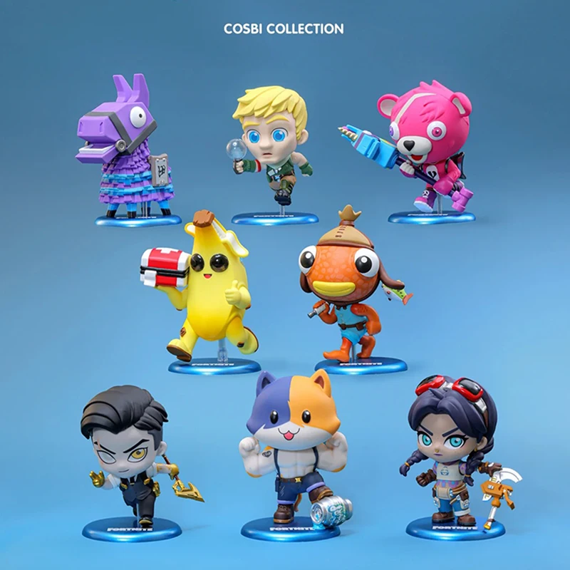 Фото Новые оригинальные мини-фигурки Hot Toys из коллекции Fortnite Cosbi в закрытой упаковке, модные коллекционные фигурки, загадочные подарки. №1