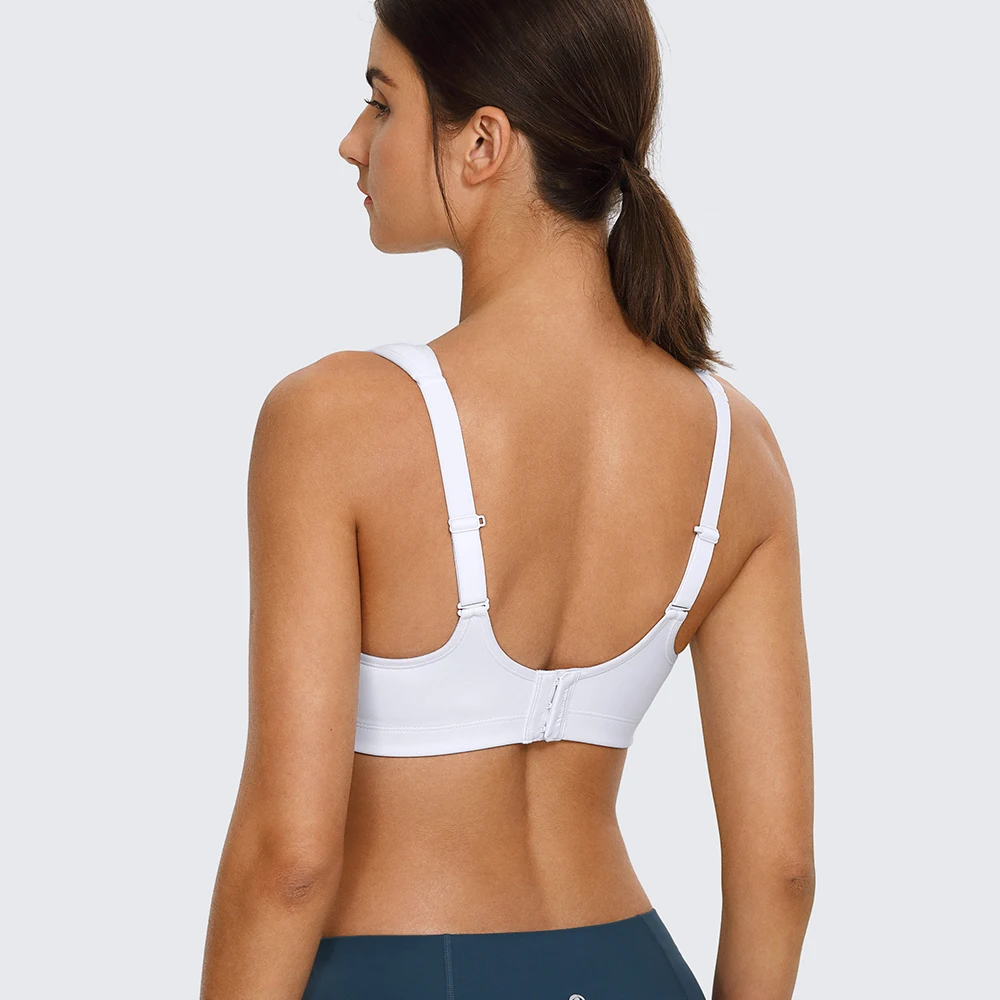 Sports Bra Women Gym High Impact Bodycon Tank Tops Fitness Running Vests Lady Full Coverage Underwire Solid Traning Sportswear