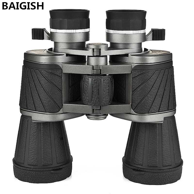 

Бинокль Baigish 10x50, мощный русский военный телескоп с ночным видением, профессиональное Оптическое стекло для охоты и наблюдения за птицами