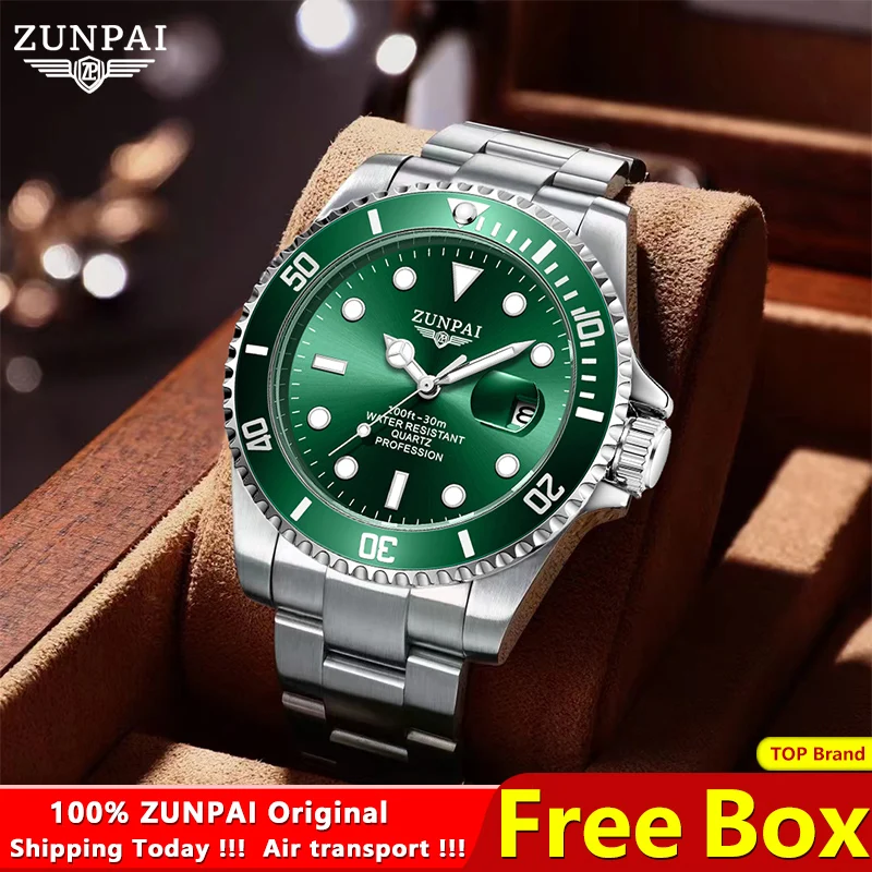 

Часы WISHDOIT мужские наручные водонепроницаемые, спортивные брендовые люксовые, из нержавеющей стали, для дайвинга, 100%