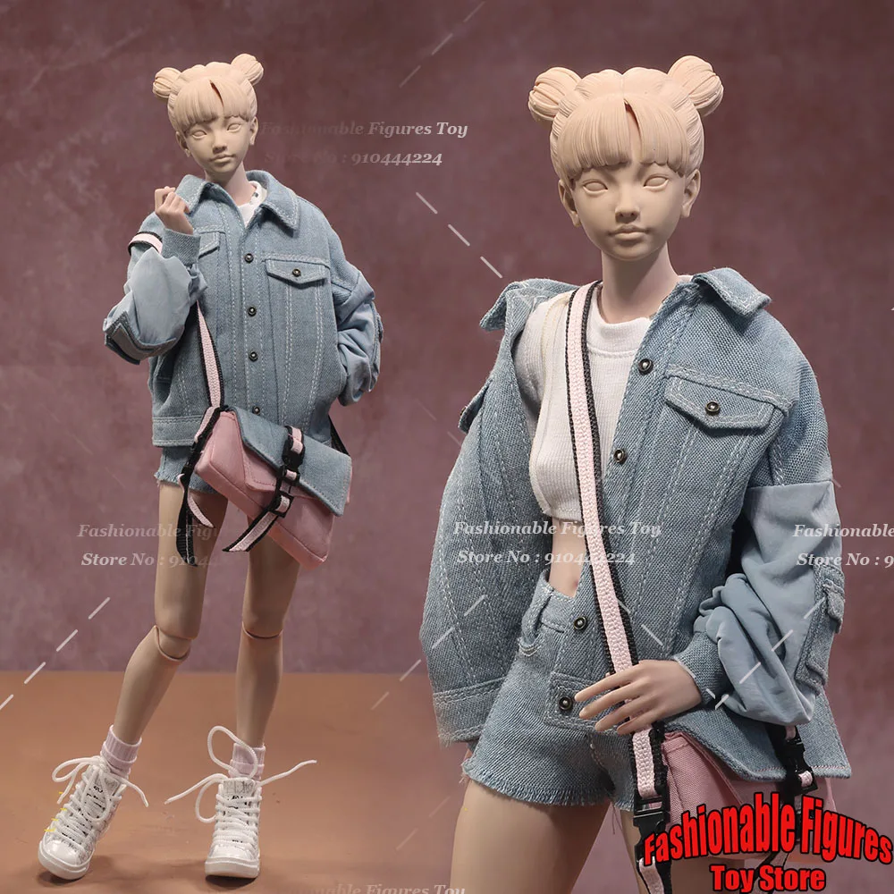 Женский джинсовый костюм для фигурок Taholicy 1/6
