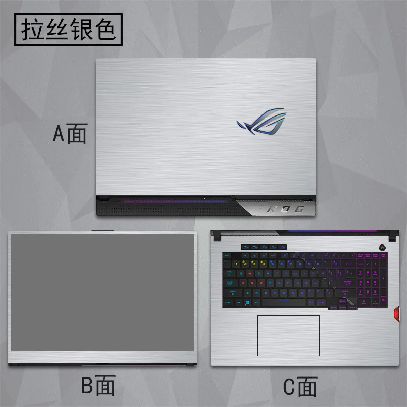 Фото Виниловая наклейка для ноутбука ASUS ROG Zephyrus G14 G16 Strix Scar G18 G614J G634J G834J GA402R GA401, защитная наклейка №1