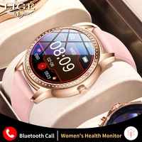 lige women bluetooth call smart watch 360360 hd screen womens healthy monitor waterproof smartwatches for huawei xiaomi apple