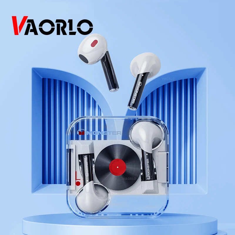 

Беспроводные наушники VAORLO с усиленными басами, HD шумоподавление, наушники с микрофоном, Hi-Fi стерео, IPX5, водонепроницаемые, для смартфонов