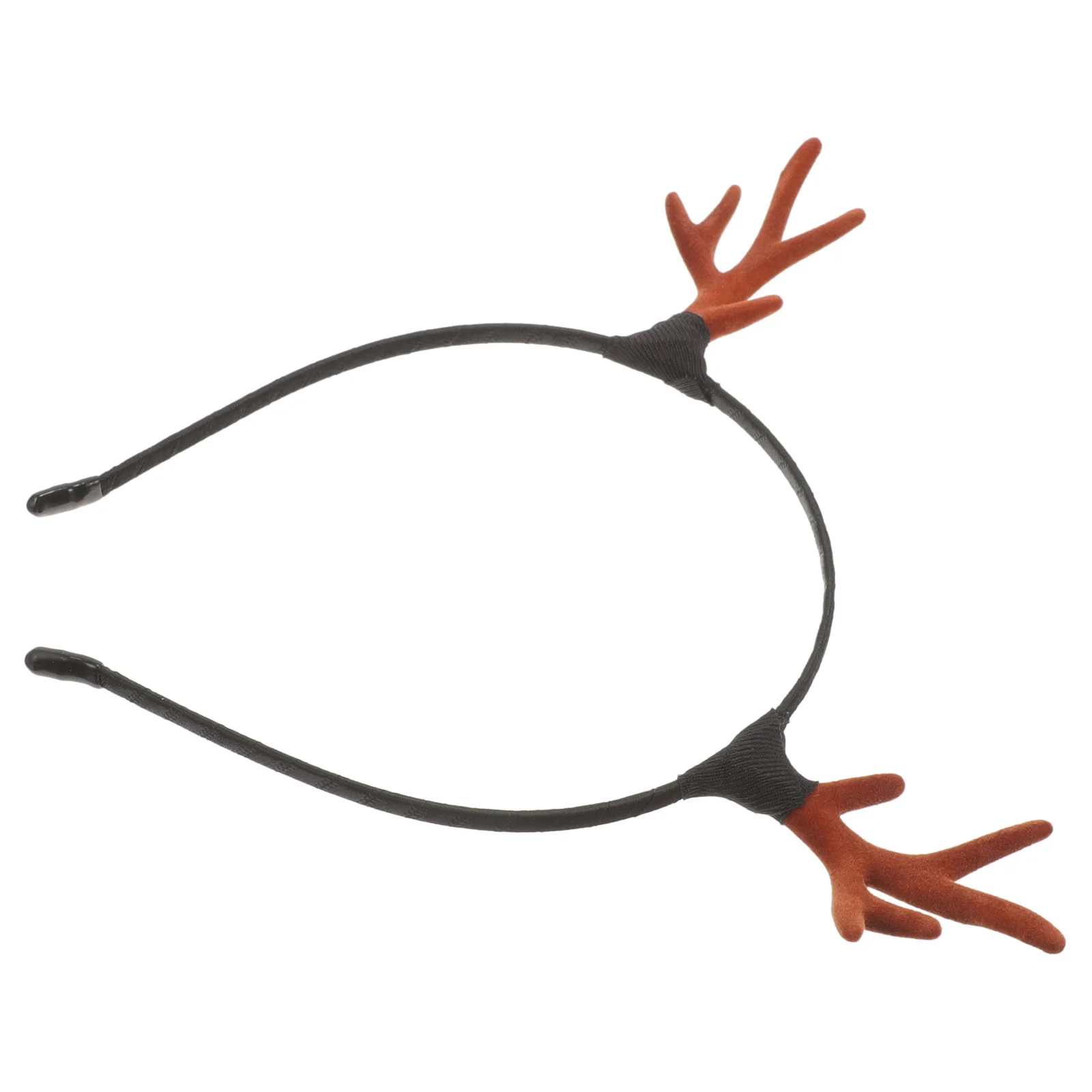 

3pcs Metal Antler Headbands Deer Horn Hairband Reindeer Antlers Headpiece Christmas Hair Deer Antlers Headband for Ladies Coffee