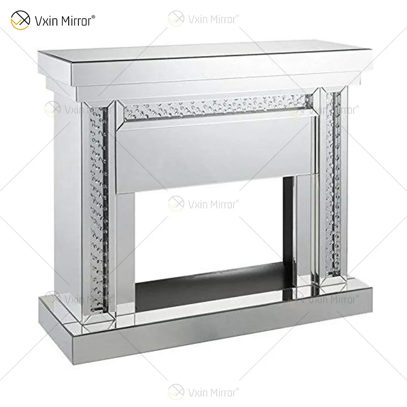 Зеркальный камин имитация огня Электрический сердечник для обогрева гостиной