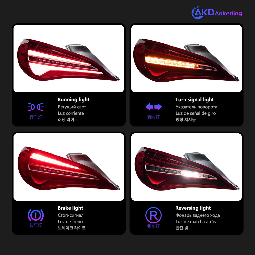 Фото Задний фонарь для Mercedes-Benz CLA200 250 2014-2020, автомобильные товары, LED DRL, линзы Hella Xenon, Hella Hid H7, W117, аксессуары для CLA №1