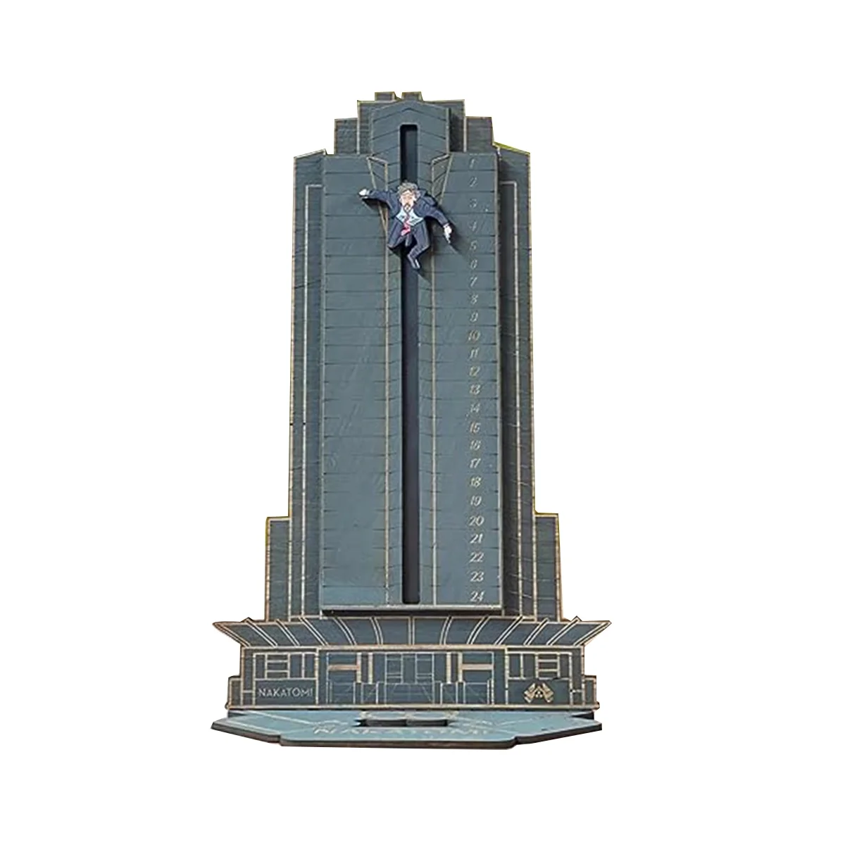 

Gruber выпадает с плазы Накатоми, Забавный Рождественский календарь на Хэллоуин, деревянный Рождественский календарь с обратным отсчетом, Декор B