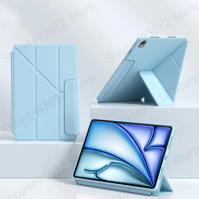 Фото Чехол-книжка из искусственной кожи с магнитной застежкой и подставкой для iPad Air 11 M4, iPad Air 11 2026 M3 M2, iPad Air 5 4 поколения №3
