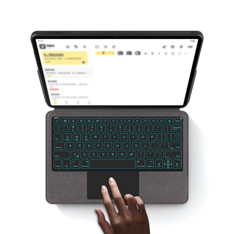 Волшебная клавиатура с тачпадом для Amazon Fire Max 11 дюймов 2023 иврит португальский