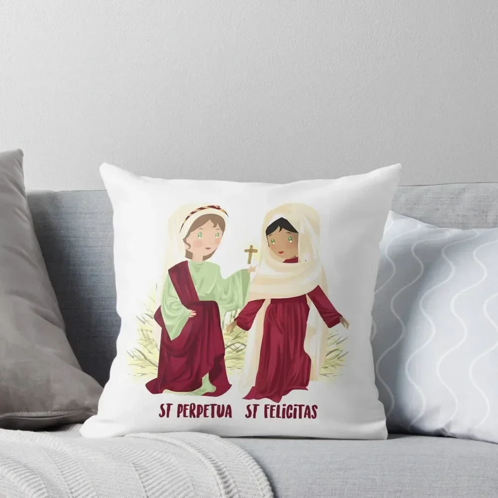 Декоративная подушка Saint Perpetua and Felicitas рождественские наволочки для подушек