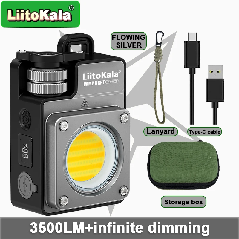 

LiitoKala XY-009 Многофункциональный фонарь 3500 люмен