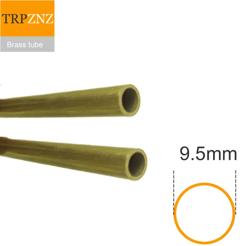 H62, латунная трубка с тонкими стенками, внешний диаметр 9,5 мм ...