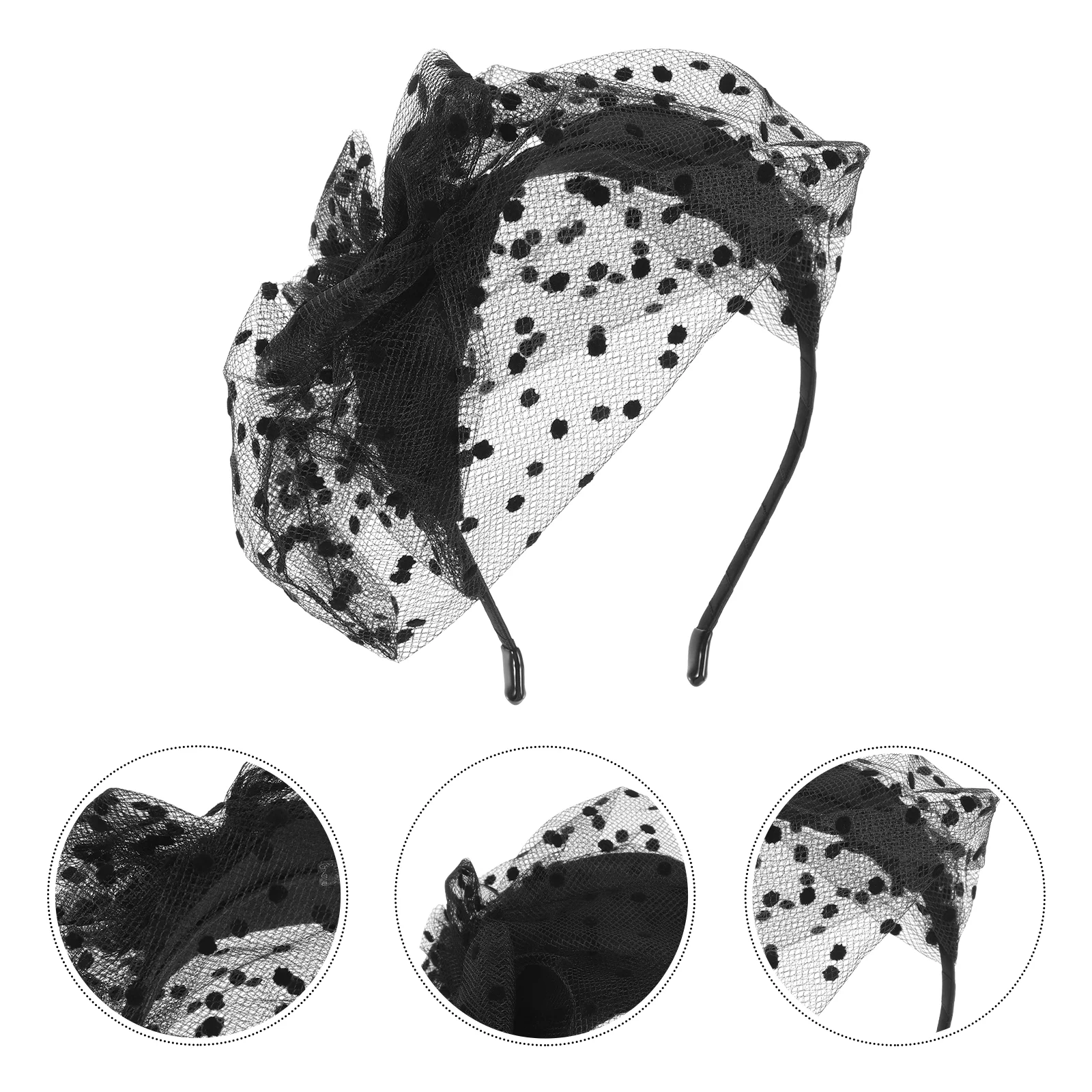 

Gothic Top Hat Women's Womens Dress Hats Masquerade Headdress Plastic Fascinators Wedding Party