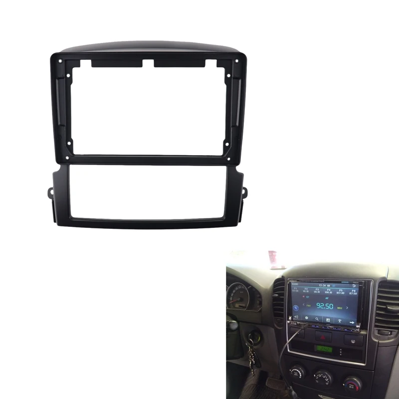 

2 Din Автомобильная радиоустановка Fascia Для KIA Sorento 06-09 DVD стерео рамка пластина адаптер монтажная рамка для приборной панели комплект отделки