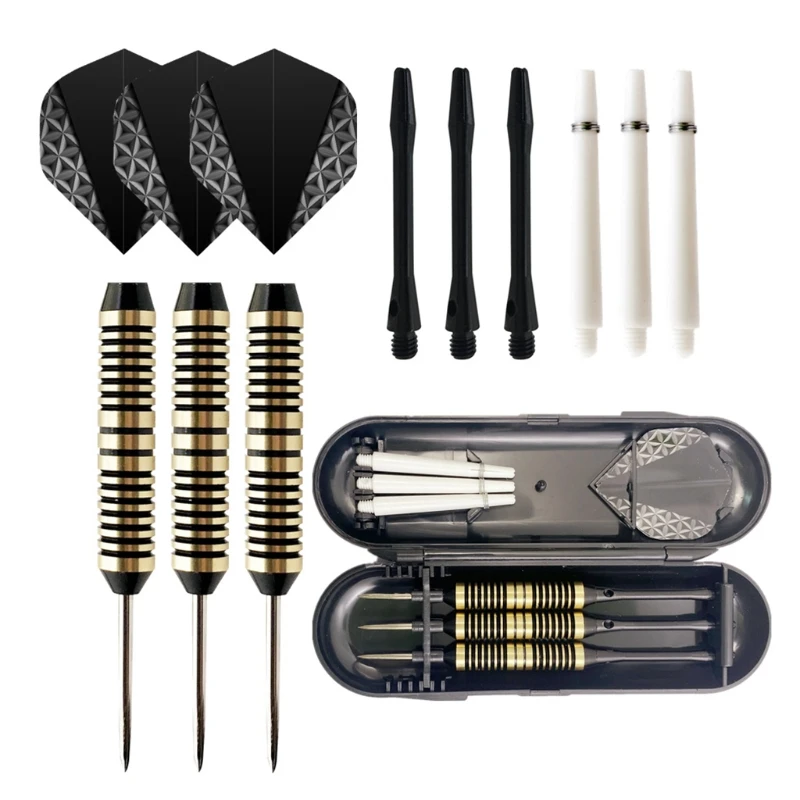 

Steel Tip Darts 3Pcs Sets Nonslip Brass Barrel Aluminum Shaft Dart Shafts Flight dropshipping