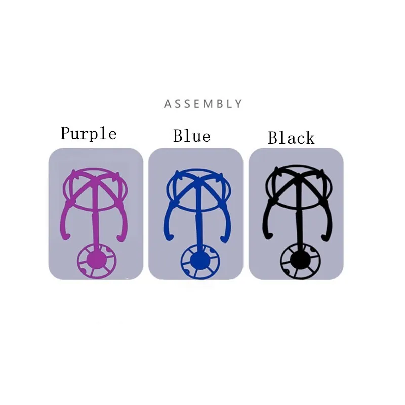

Adjustable Wig Stands Plastic Hat Display Wig Head Holders Portable Folding Wig Stable Tools Hat Display Stand Holder Wig Stable