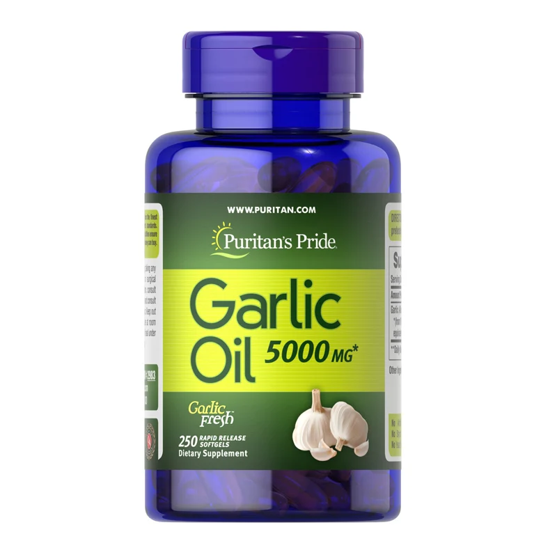 

Garlic Oil 5000 mg 250 softgels Free shipping