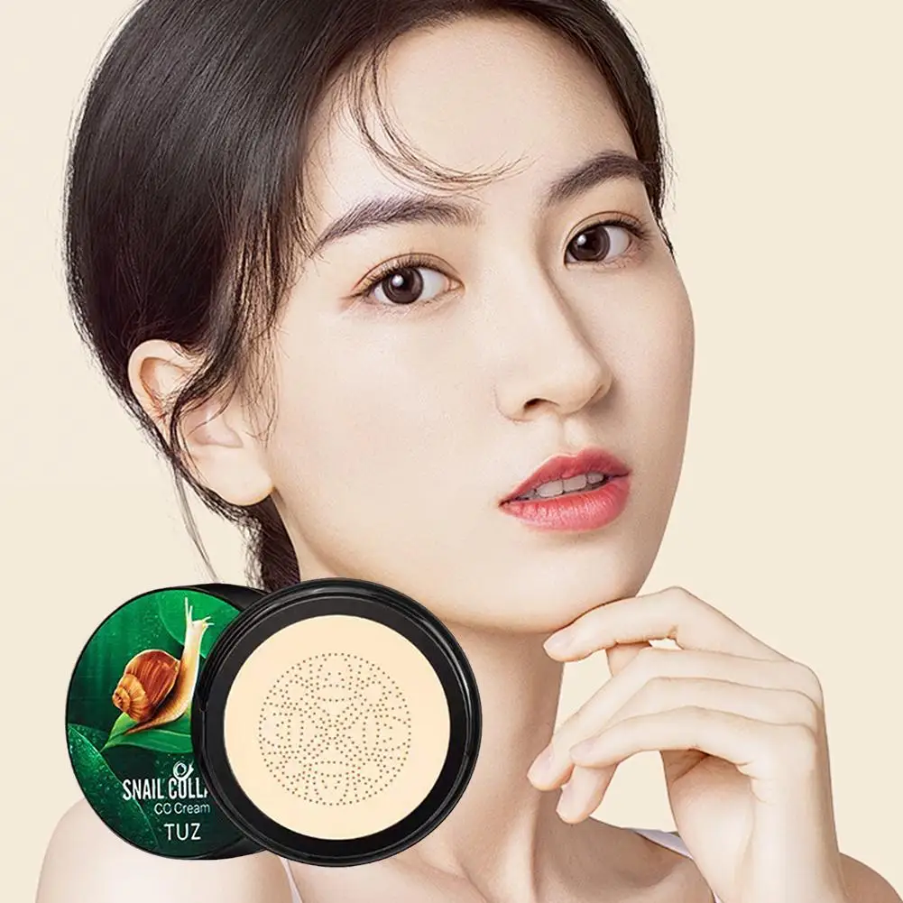 Snail Collagen Cc Cream Mushroom Air Cushion Bb Распродажа Тональный крем для макияжа Консилер