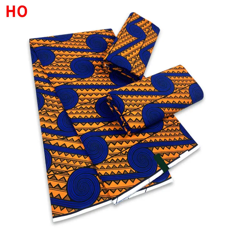 Воск Анкара батик 100% хлопок 6 ярдов Высокое качество принт в стиле Ганы