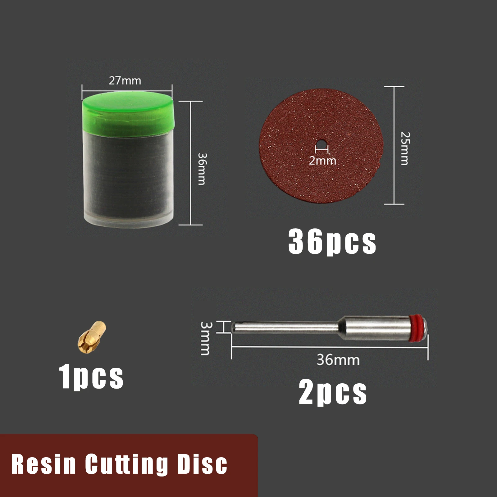 

Абразивные режущие диски из стекловолокна, 20/36 шт.