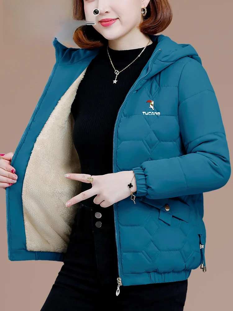 Фирменный пуховик Woodpecker одежда с хлопковой подкладкой женская зимняя 2024 новинка