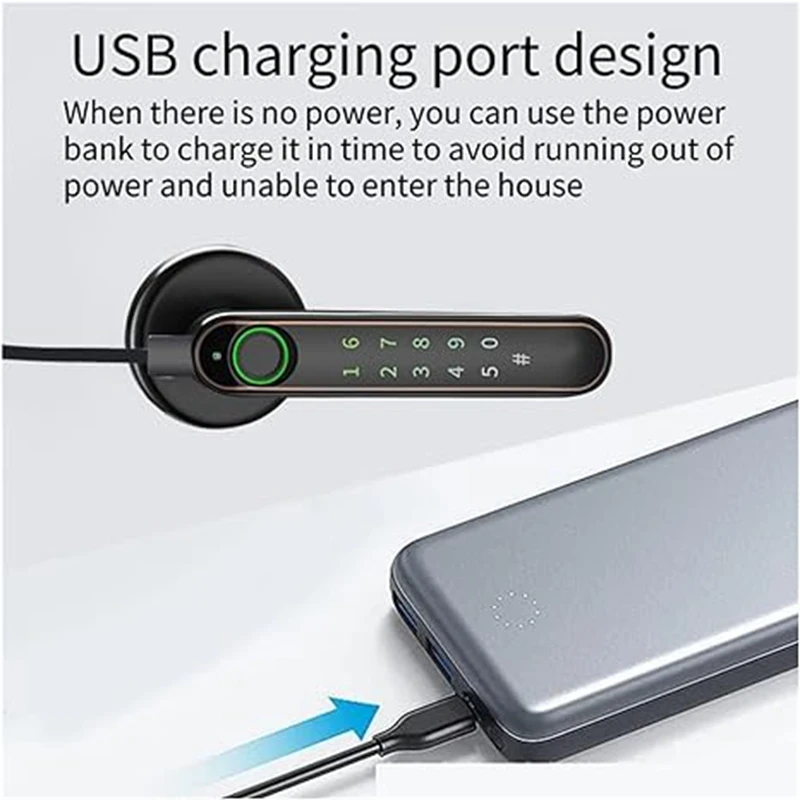 Замок для офиса с идентификацией по отпечатку пальца