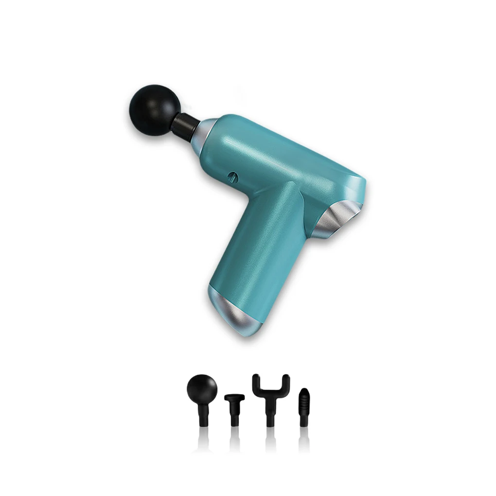 

Fascia Massager LCD Digital Display Rechargeable Electric Deep Muscle Massage Fitness Exercise Relaxation with 4 Heads