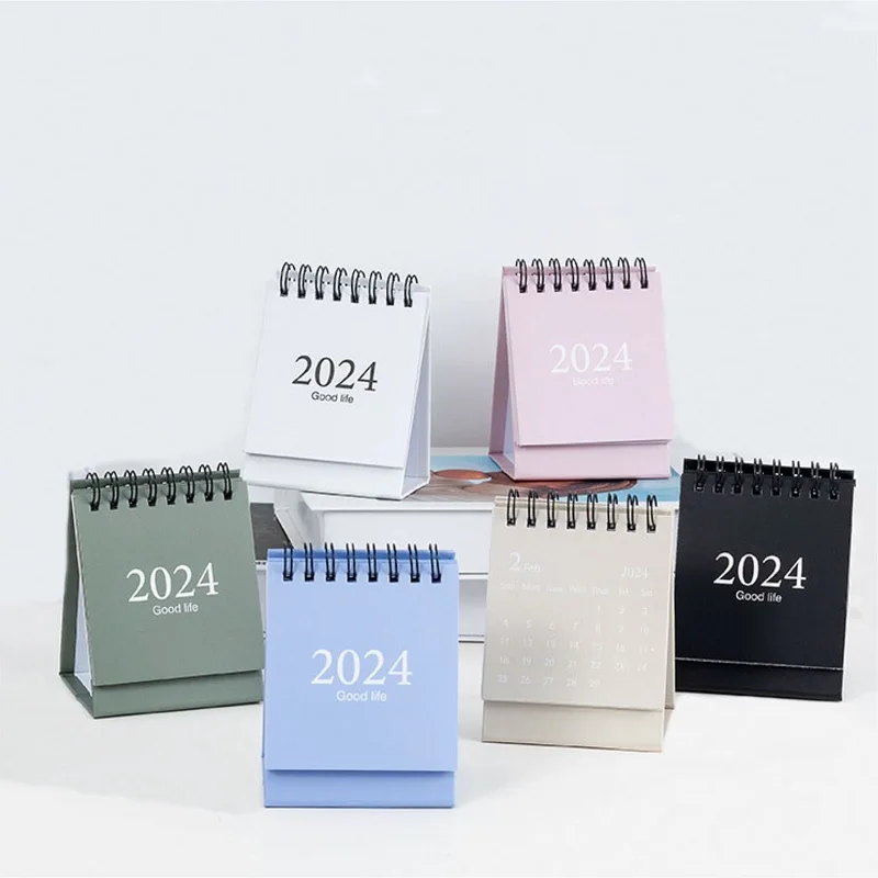 

Настольный мини-календарь 2024 маленький настольный мини-календарь, ежедневный график для дома, офиса, школы