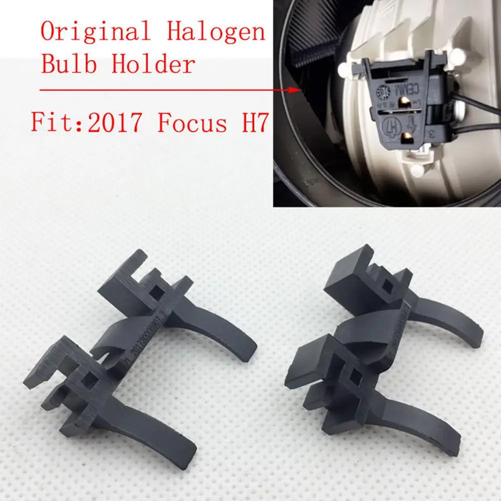 

2pcs H7 LED Headlight Bulb Holders Adapters Socket for Hyundai Kia Ford Focus Fiesta Mondeo Fiat Peugeot Citroen Low/High Beam