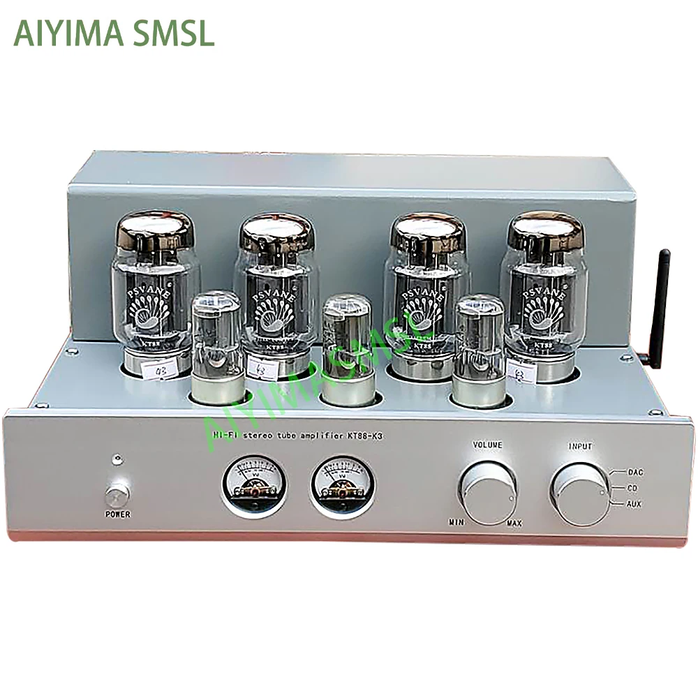 Фото AIYIMA SMSL 45 Вт 2,0 вокальный трубчатый усилитель kt88 6H8C CV181 6SN7 нажимной вакуумный трубчатый усилитель Handbuilt HiFi вакуумный трубчатый усилитель ауди... №4