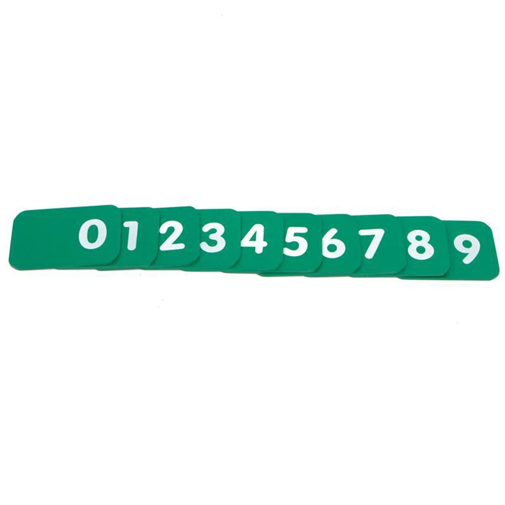 

With Holder Preschool Number Toy Set Mini Math Sandpaper Early Education Baby Childhood Training Green Infant Toddler Montessori