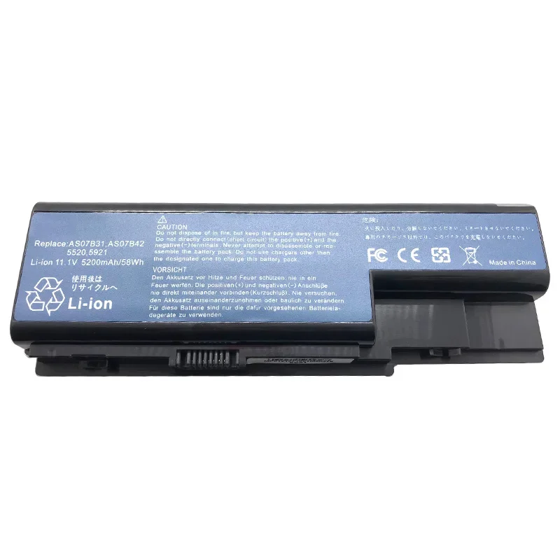 Фото AS07B31 Аккумулятор для ноутбука Acer 5520 5720G 5920 5920G 5930G AS07B31 AS07B41 AS07B42 AS07B51 AS07B52 AS07B71 AS07B72 6-элементный №2