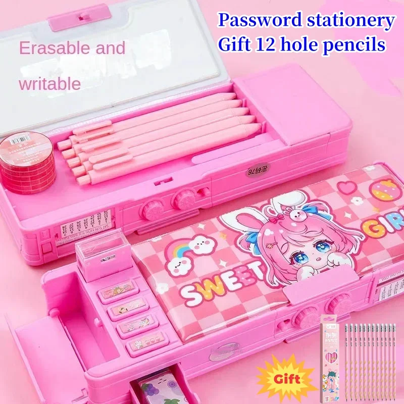 Умная Женская копилка с кодовым замком высокотехнологичный карандаш