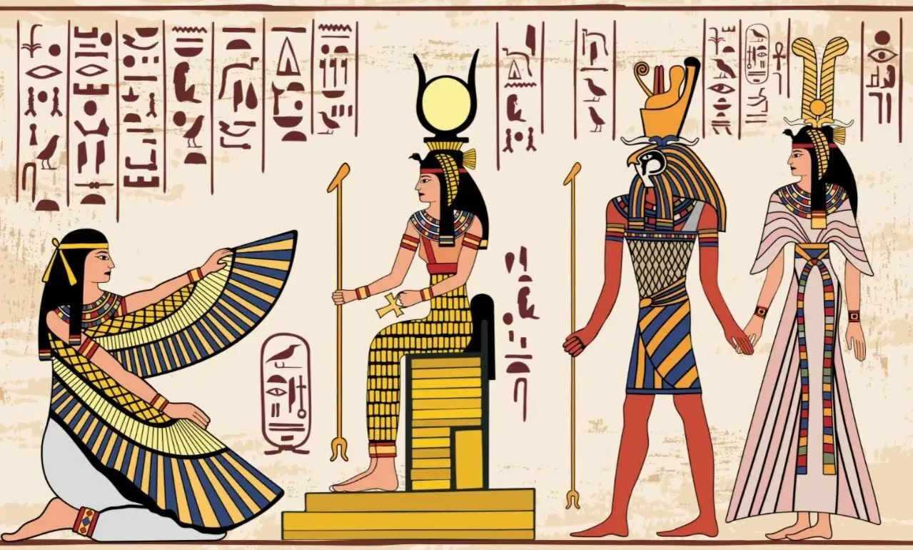 

Egyptian National Abstract Design Art Picture Print Silk Poster Home Wall Decor