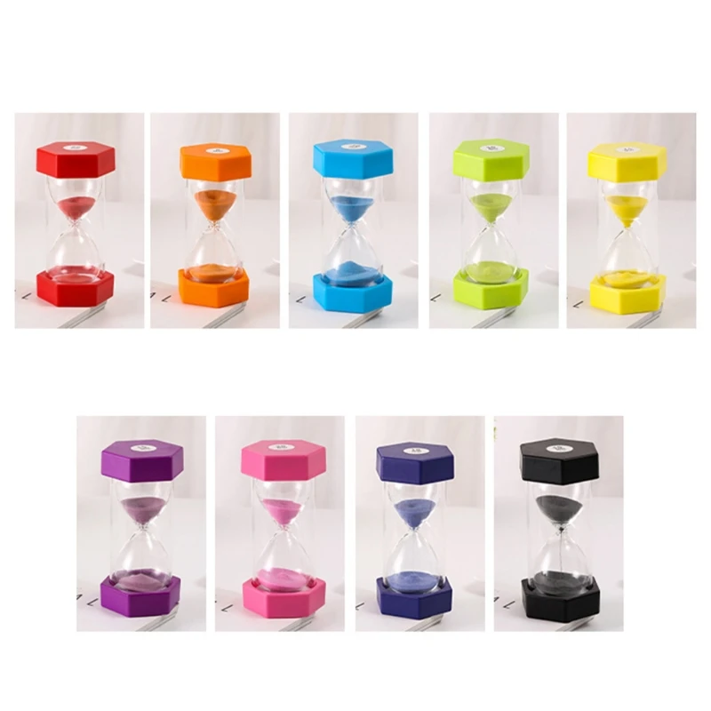 

5 шт., детские мини-песочные часы с таймером