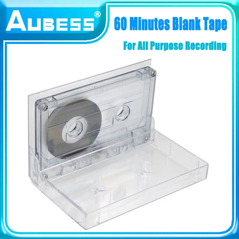 Tape Audio Cassette Tape Standard Recording Blank Cassette Song Convenient Empty Tape Voice Recorder With 60 Minutes