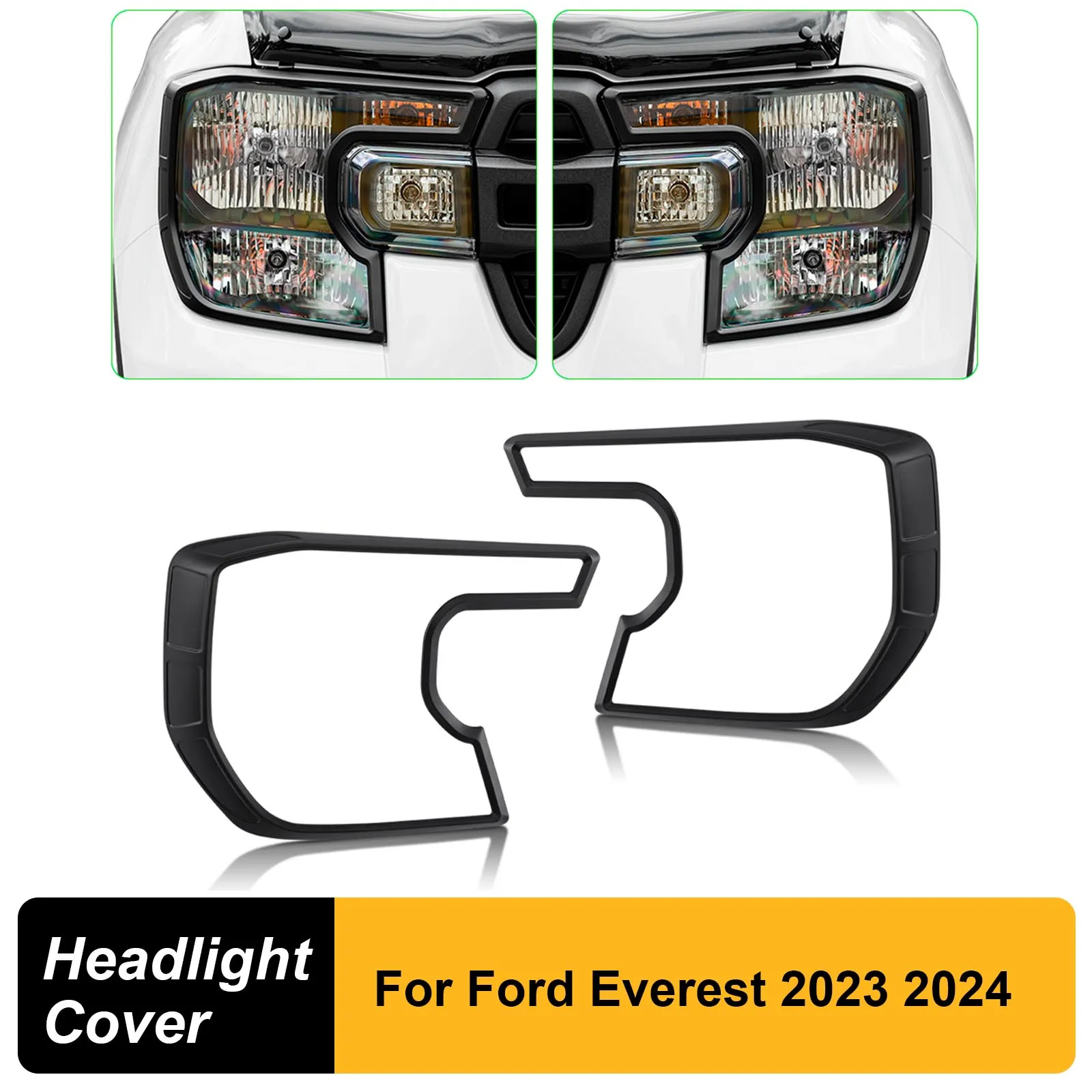 Матовая Черная защитная крышка для автомобиля Ford Everest 2023 2024 4X4 аксессуары