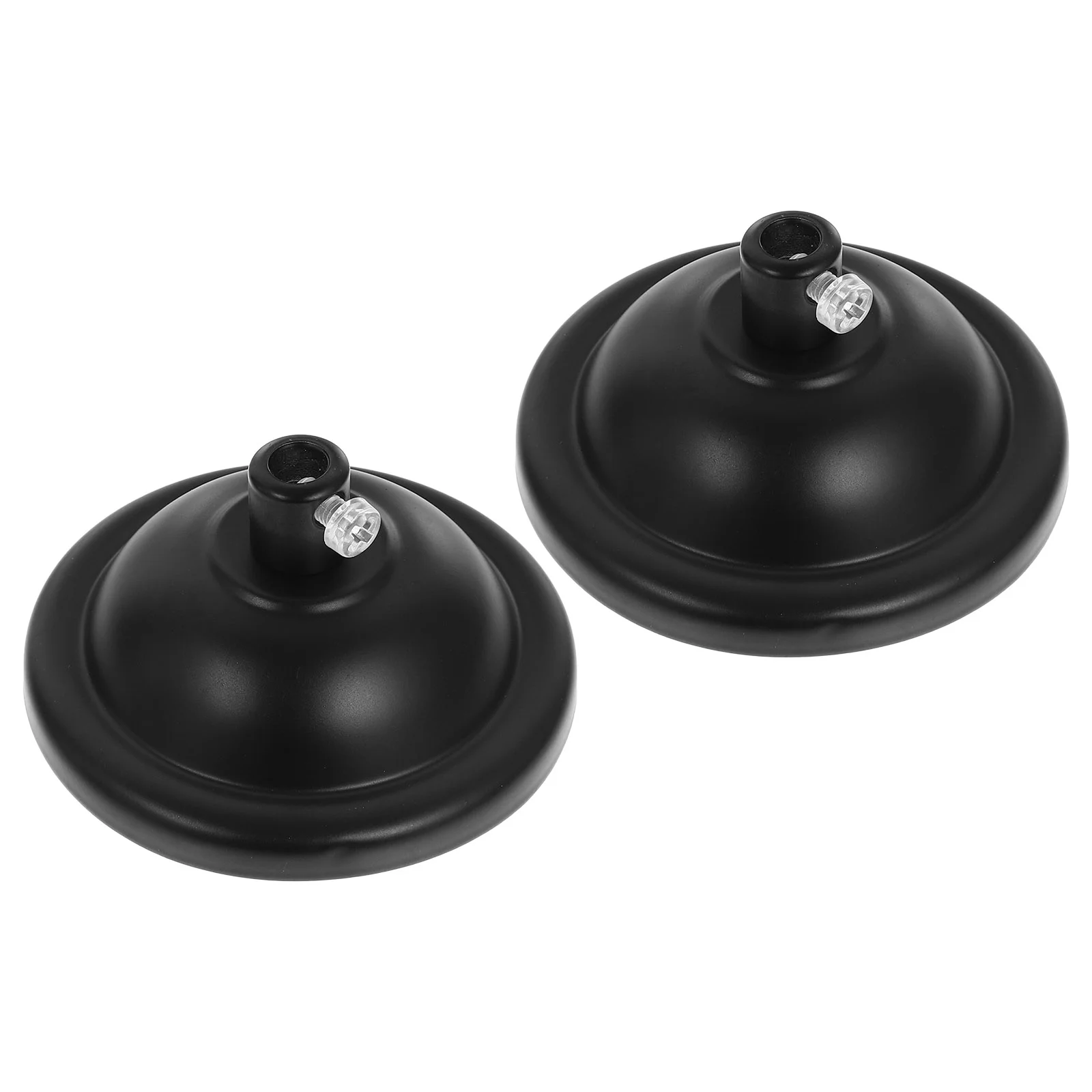 

2 Pcs Pendant Light Cover Vintage Lighting Canopy Lights Plate Steel Ceiling Lamp Covers