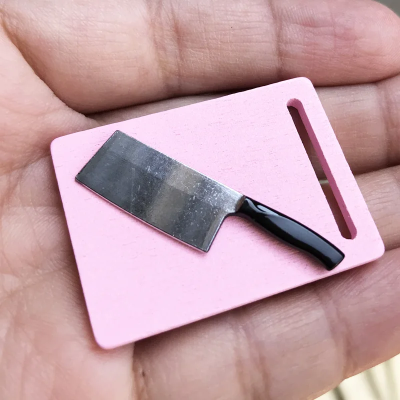 Забавная мини-разделочная доска кухонный нож украшения миниатюрные фигурки