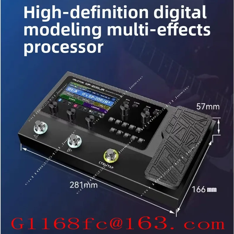Фото Многофункциональный процессор эффектов IR GP100 LT JR для электрогитары и бас-гитары, лупер, драм-машина GP200 №5