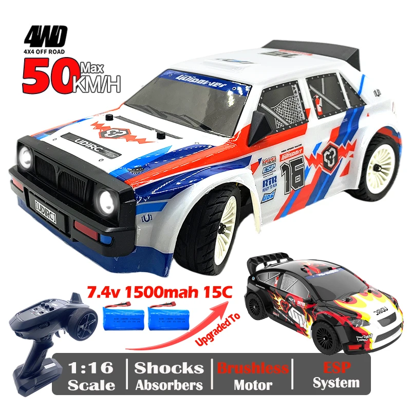 UDIRC UD 1603 1604 Pro 1/16 Радиоуправляемый автомобиль 2 4G 50 км/ч высокоскоростная