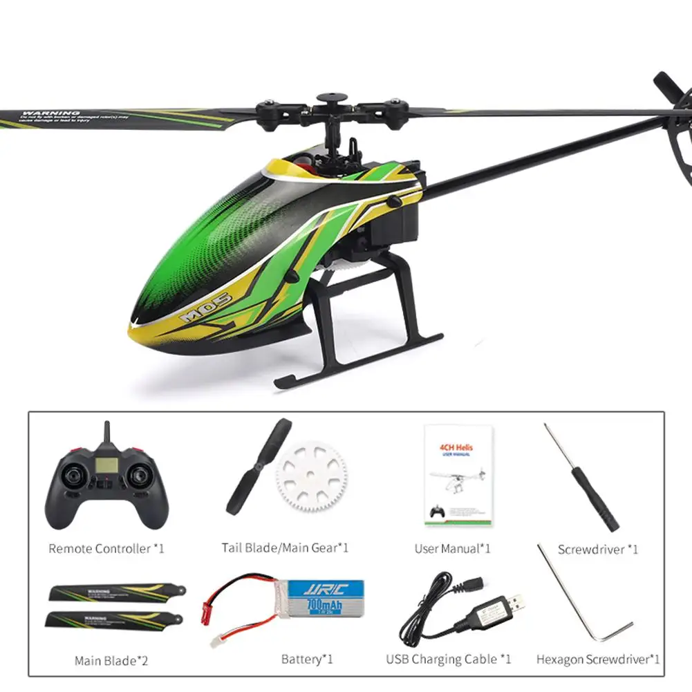 

M05 Rc Helicopter Toy 6axis 4 Ch 2.4g Remote Control Electronic Aircraft Altitude Hold Gyro Anti-collision Quadcopter Drone