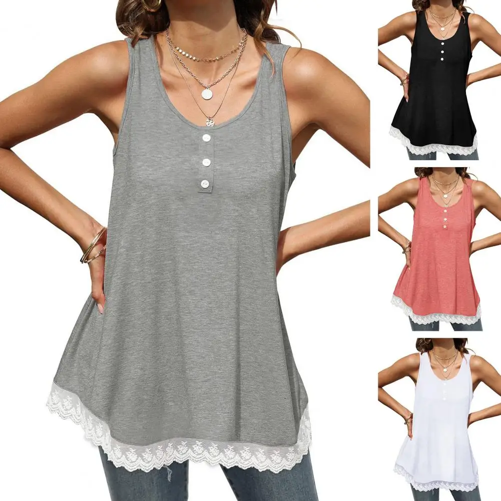 

Pullover Blouse Soft Wear Vest Top Breathable Fashion Women Casual Loose Pullover Top Female Clothing