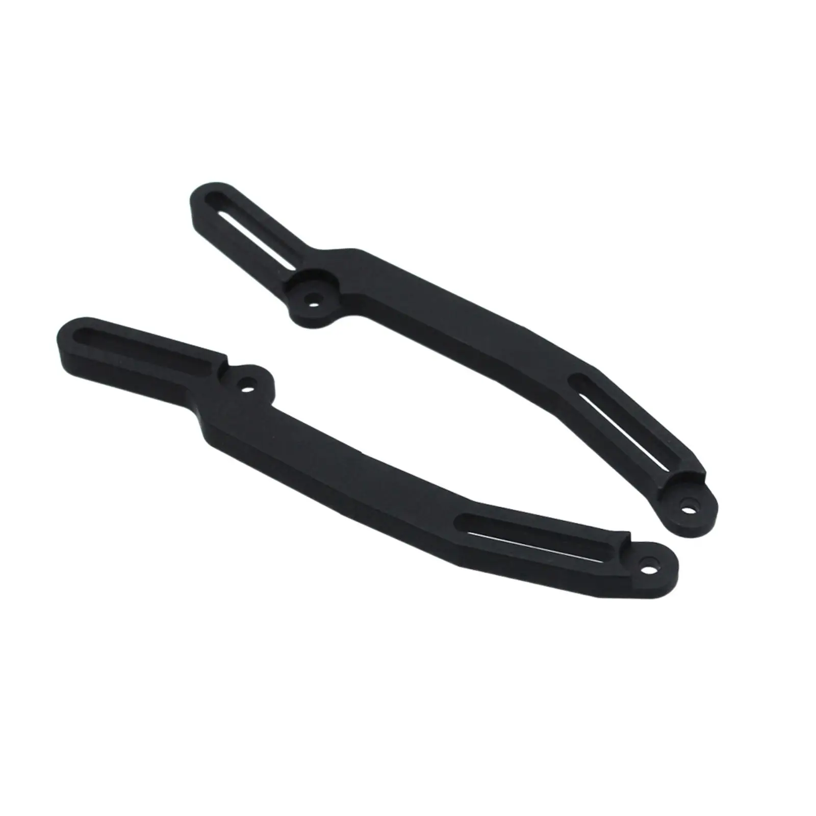 

1 Pair Motorcycle Windscreen Adjusters Left and Right Windscreen Aluminum Alloy Black Windshield Bracket