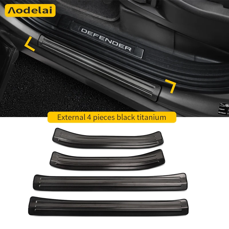 

20-25 для Land Rover Defender 110 130 пороговые полосы, ножные педали, защитные педали приветствия, защитная панель порога автомобиля