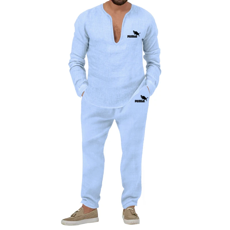 

Мужская футболка с длинным рукавом и принтом, однотонная Повседневная футболка с принтом