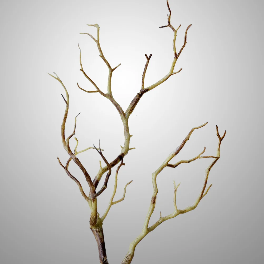 

Branches Artificial Tree Branch Dried Twigs Stems Antler Decoration Fake Vase Willow Dry Flower Decorative Faux Lifelike Decor