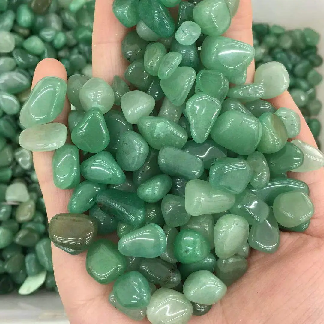 

NATURAL DONGLING JADE GRAVEL CRYSTAL ENERGY STONE DIY BRACELET FISH TANK DECORATION